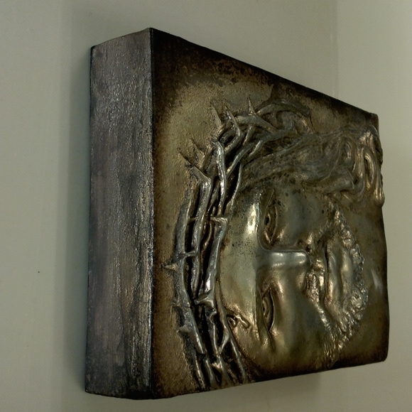 Sid Dickens, S-196 "The Gift" silver Jesus Memory-Block tile *Rare & Retired* - Picture 4 of 8
